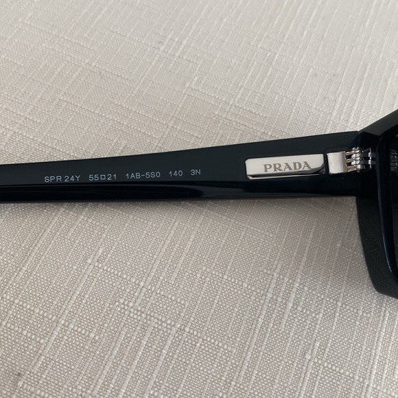 Prada Rectangular Frame Sunglasses with case. - Picture 7 of 14